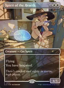 Wizards of the Coast MTG Secret Lair Drop Foil Cats are the Best:Witch’s Familar - Image 2