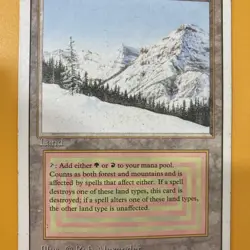 TAIGA Dual Land Revised Edition Magic the Gathering LP MTG Rare - Image 5