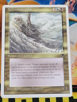 C960 MAGIC MTG CHRONICLES NEBUCHADNEZZAR LP RARE - Image 1
