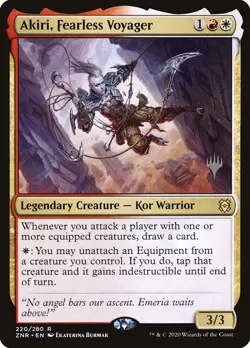Magic the Gathering (mtg): PZNR: Akiri, Fearless Voyager - Rare - Promo - Image 1