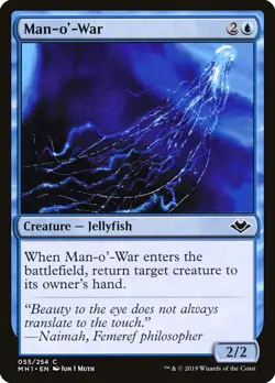 Magic the Gathering (mtg): MH1: Man-o-War (x 4) - Image 1