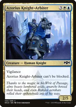 Magic the Gathering (mtg): RNA: Azorius Knight-Arbiter (x 4) - Image 1
