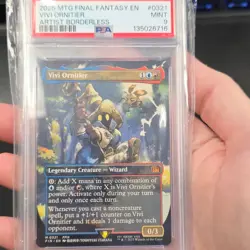 Vivi Ornitier Borderless #321 Final Fantasy FIN Magic MTG Psa 9 Rare 🔥 - Image 1