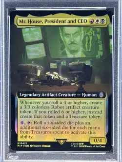 2024 Magic MTG Fallout Mr. House, President and CEO Extended Art - FOIL💎PSA 9💎 - Image 2