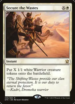 Secure the Wastes - Dragons of Tarkir MTG Magic NM - Image 1