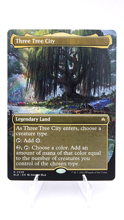 Three Tree City (Borderless) (0338) Bloomburrow Regular - Image 1