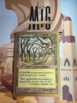 Gaea's Cradle 🔥 NonFOIL 🔥 MTG LP PLAYED World Championship 1999 Gold Border - Image 1