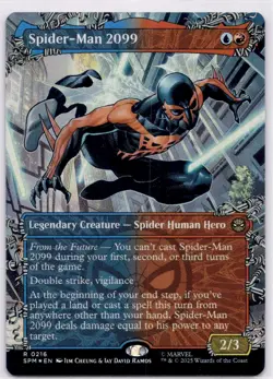 Spider-Man 2099 (FOIL) 216 Marvel's Spider-Man Magic: The Gathering NM - Image 1