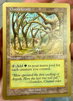 MTG-(Magic The Gathering)-Gaea's Cradle #4 NM 99 World Championship (Matt Linde) - Image 2