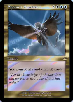 Sphinx's Revelation (Retro Frame) 0383 MTG RVR NM Foil - Image 1