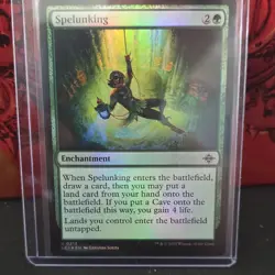 Wizards of the Coast Spelunking LCI 0213 Uncommon Enchantment Green Foil EN - Image 2