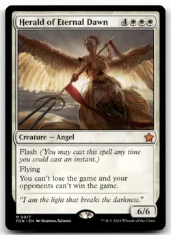 Herald of Eternal Dawn #17 (NM) Foundations FDN Magic MTG - Image 1