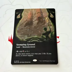 Stomping Ground Borderless GALAXY FOIL Edge of Eternities - Magic The Gathering - Image 1