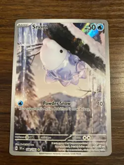 Pokemon - Temporal Forces - Snom ILLUSTRATION RARE - 168/162 - NM/M - Image 1