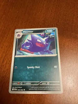 Haunter 055/094 Phantasmal Flames Regular Pokemon TCG Card - Image 1