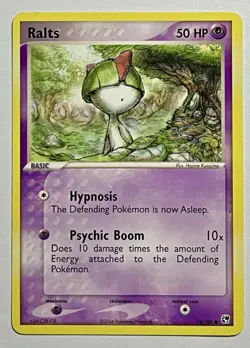 Ralts 74/100 (NM) Common EX Series: Sandstorm 2004 Pokemon Card - Image 1