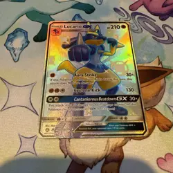 Pokemon TCG Lucario GX SV64/SV94 Hidden Fates - Image 1