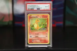 2016 Pokemon XY Evolutions Cosmos-TOYS R US #9 Charmander Holo PSA 8 - Image 3