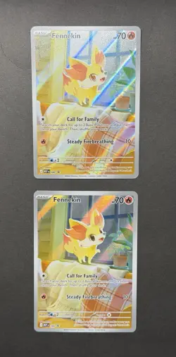 Pokemon TCG Fennekin 080 Chaos Rising ETB Promo - Image 1