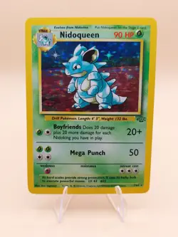 Nidoqueen Holo Rare Jungle 7/64 Pokemon Card - WOTC 1999 - Image 1