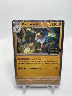 Barbaracle MEP 065 Promo Stamped Pokemon TCG Perfect Order Sealed Deck - Image 2
