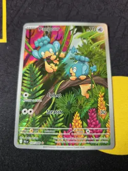 Panpour Black Bolt Holo Illustration Rare Pokemon TCG SV 101/086 - Image 1