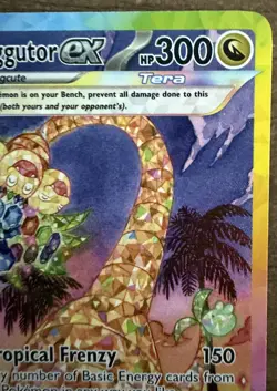 Alolan Exeggutor ex 242/191 SIR Full Art Holo Sv08: Surging Sparks Pokemon NM - Image 3