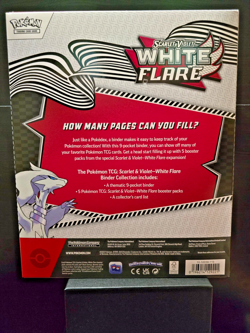 Pokemon TCG: Scarlet & Violet — White Flare Binder Collection (SV 10.5) - New - Image 2
