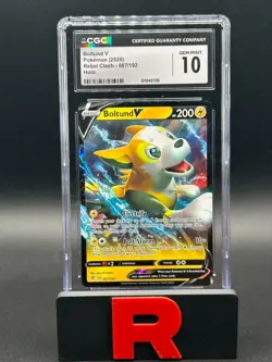 Pokemon TCG Boltund V 067/192 Rebel Clash Holo CGC 10 - Image 1