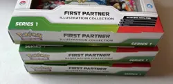 3x First Partner Illustration Collection Series 1 Boxes: Pokemon - New & Sealed - Image 4