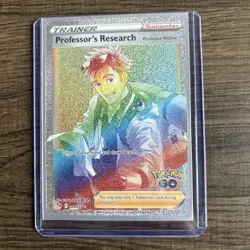 Pokemon TCG Professor's Research Pokemon GO Secret Rare Full Art Holo 084/078 - Image 1