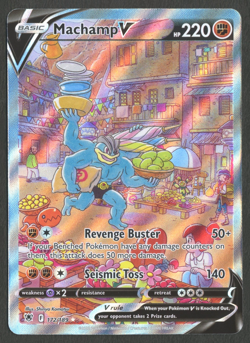 Pokemon TCG: Machamp V 172/189 Astral Radiance Alternate Art - Image 1