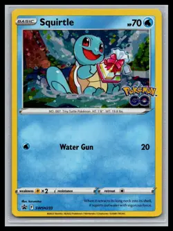 Squirtle SWSH233 Holo Promo Sword & Shield Promo Pokemon Holo Near Mint - Image 1