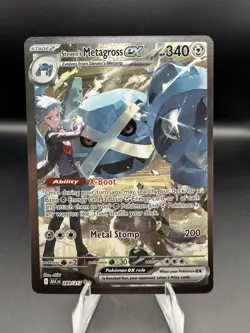Pokemon TCG Steven’s Metagross Ex 289/217 SIR Ascended Heroes Mint Metagross - Image 1