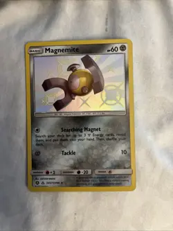Pokemon TCG Magnemite SV27/SV94 Hidden Fates Shiny Vault Rare Holo MisprintU! - Image 1