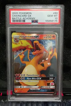Charizard GX 9/68 Holo Rare Pokemon 2020 Battle Academy PSA 10 GEM MINT - Image 1