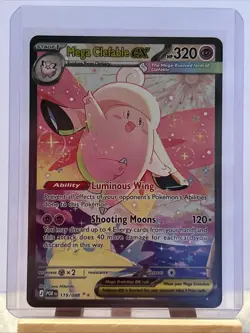 Pokemon Mega Clefable EX 119/088 Special Illustration Rare SIR Perfect Order - Image 1