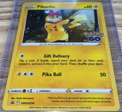 Pokemon GO TCG Lot (Pikachu Promo, Dragonite Promo, Mewtwo V+) - Image 1