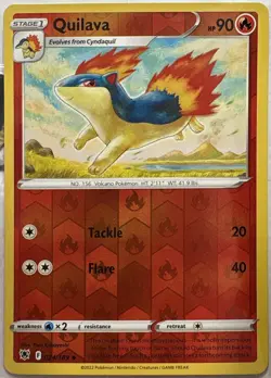 Quilava Reverse Holo Uncommon Astral Radiance 024/189 Pokemon Near Mint - Image 1