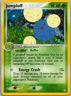 Jumpluff 11/109 Holo Rare Team Rocket Returns Pokemon Holo Lightly Played - Image 1