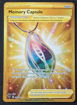 Memory Capsule 202/185 Secret Golden Rare Vivid Voltage Pokemon TCG - Image 1