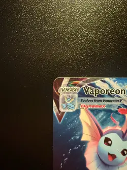 The Pokemon Company Pokemon TCG Vaporeon VMAX SWSH182 Promo Holo English 2021 - Image 4