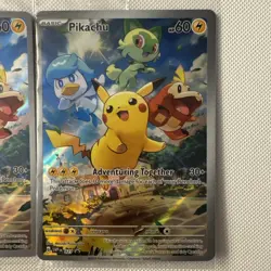 The Pokemon Pikachu 027/SV-P Holo Promo 60HP Adventuring Together Sealed LOT 2 - Image 3