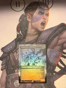 Mtg. Melira, the Living Cure. Foil Borderless. Phyrexia: All Will Be One. Nm - Image 1