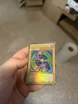 Yugioh Misprint Holo Bleed Dark Magician SDY MP - Image 1