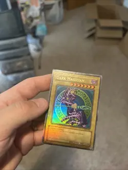 Yugioh Misprint Holo Bleed Dark Magician SDY MP - Image 4