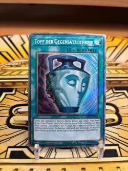 Yugioh Topf der Gegensatzlichkeit RA02-DE057 Platinum Secret Rare - Image 1