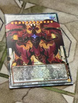 Yu-Gi-Oh! Red Supernova Dragon Starlight Rare BLGG-EN139 NM 1st Edition - Image 3