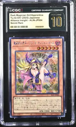 2025 SECRET #JP004 DARK MAGICIAN GIRL THE MAGICIAN'S APPRENTICE CGC 10 PRISTINE - Image 1