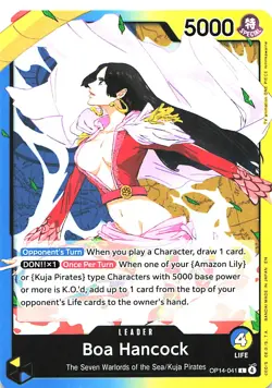Boa Hancock L OP14-041 Near Mint One Piece CCG - The Azure Sea's Seven Card - Image 1